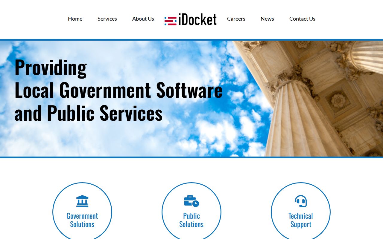 Washington County criminal court record search through iDocket